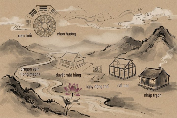 Tư vấn cất nhà — quy trình từ xem tuổi đến ngày nhập trạch