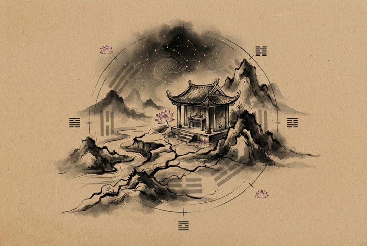 Thầy Vũ Giới luận Bàn Thờ — Không Gian Tĩnh — kiến trúc phong thuỷ Á Đông