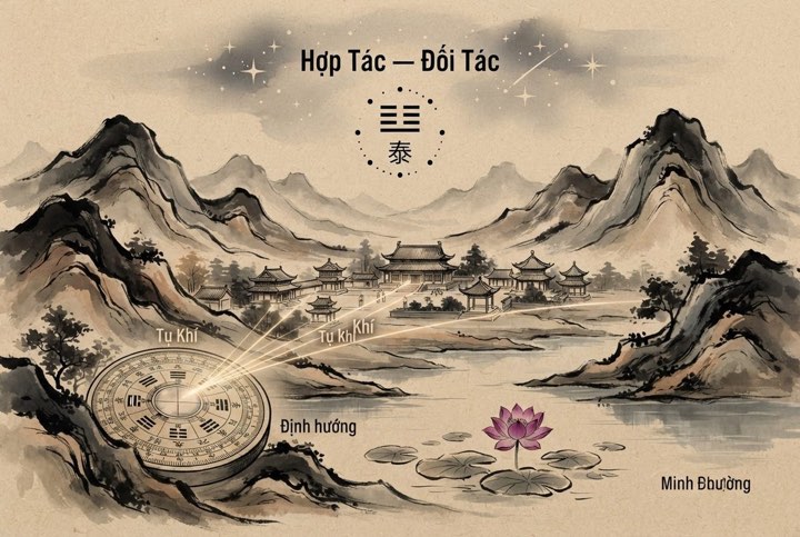 Nguyên lý quy hoạch kiến trúc phong thuỷ trong Hợp Tác — Đối Tác