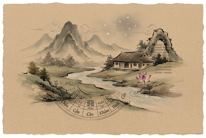 Xem hướng nhà theo phongthuylienhoa