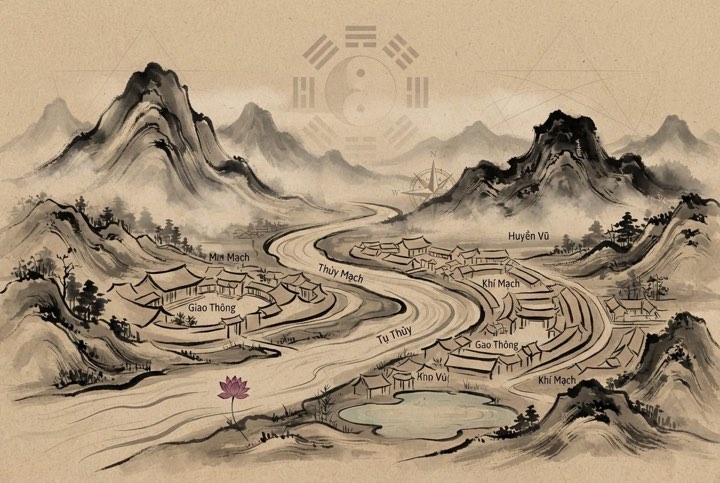 Vũ Giới — Triết Lý Định Khí: phong thuỷ quy hoạch và quy hoạch kiến trúc hài hoà