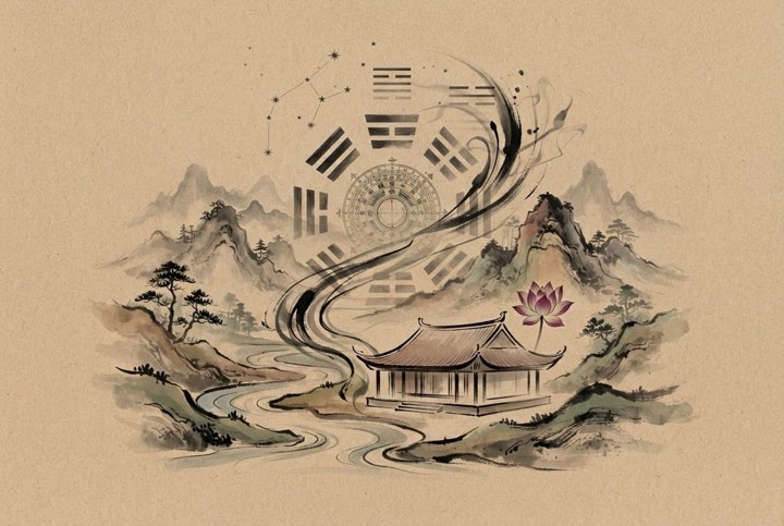 Tổng luận vận hành khí Phong Thủy