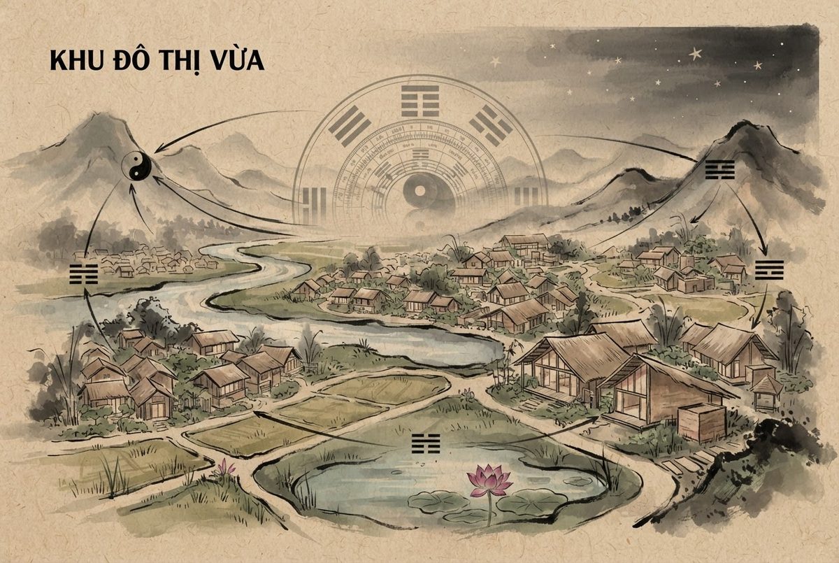 Khu Đô Thị Vừa theo kiến trúc bền vững, thân thiện môi trường