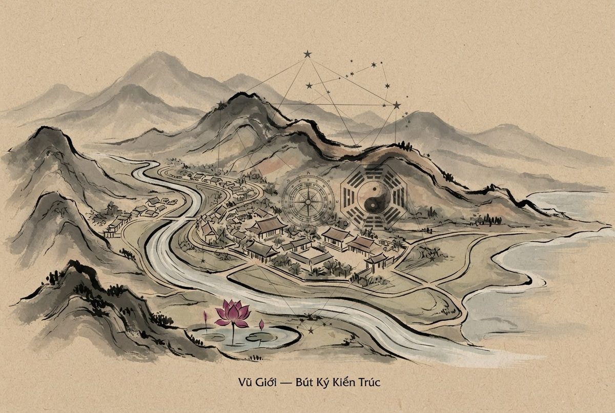 Vũ Giới — Bút Ký Kiến Trúc: phong thuỷ quy hoạch và quy hoạch kiến trúc hài hoà