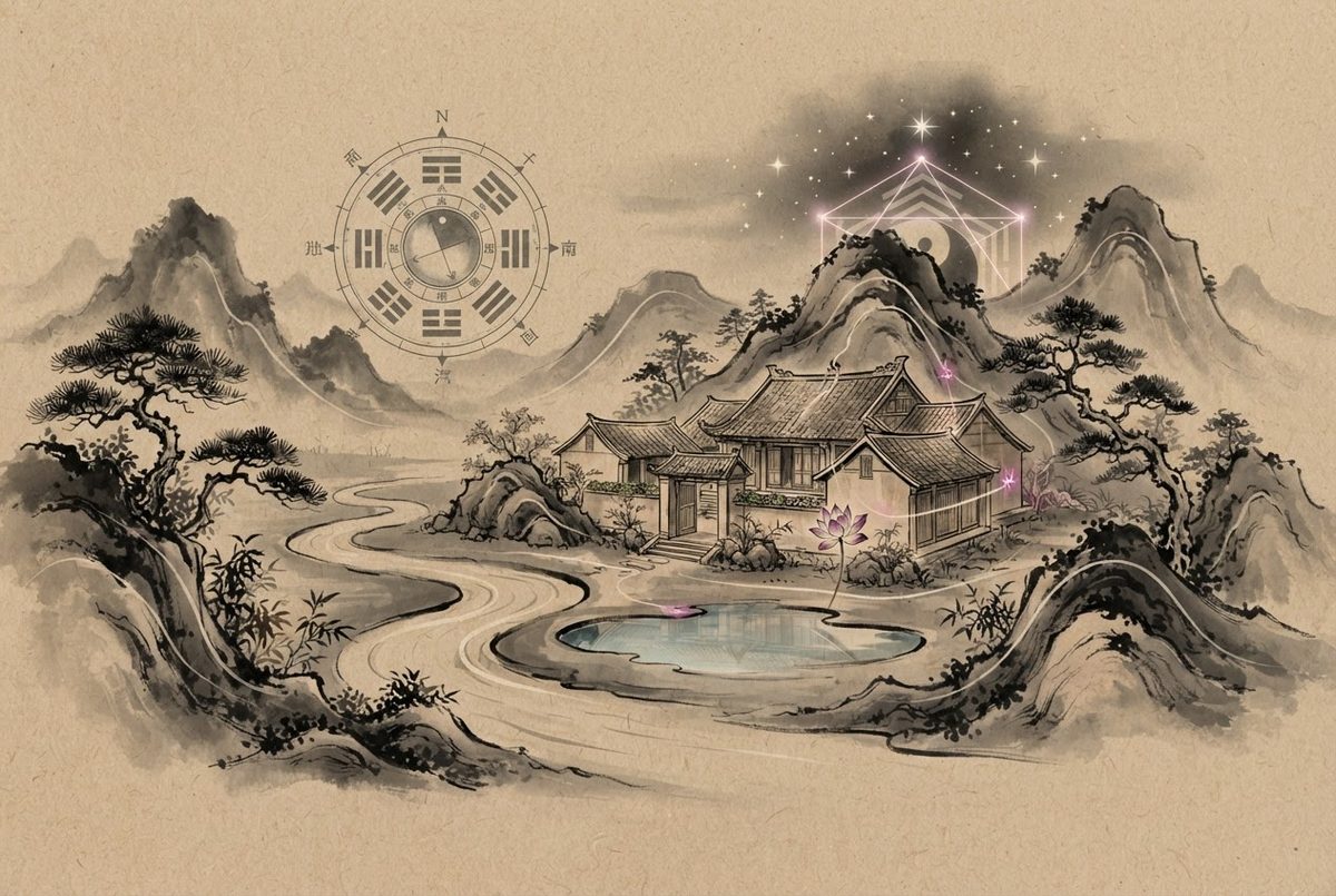 Nguyên lý quy hoạch kiến trúc phong thuỷ trong Hoá Giải Khí Xấu