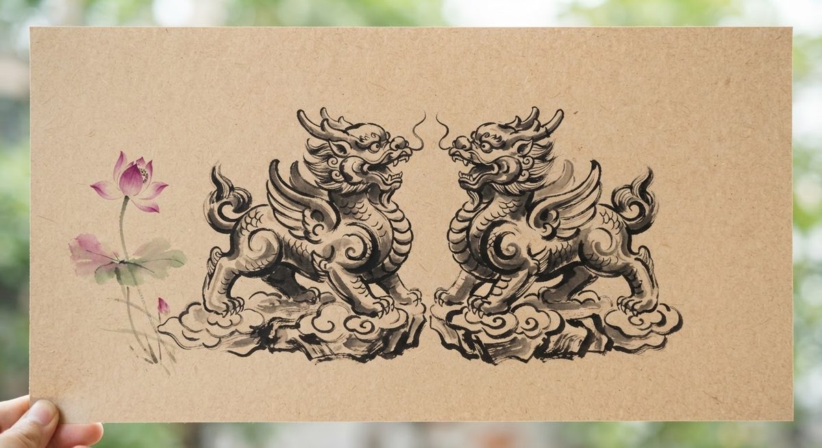 Cặp Tỳ Hưu Trắng | Ngọc Canxic — ảnh 1