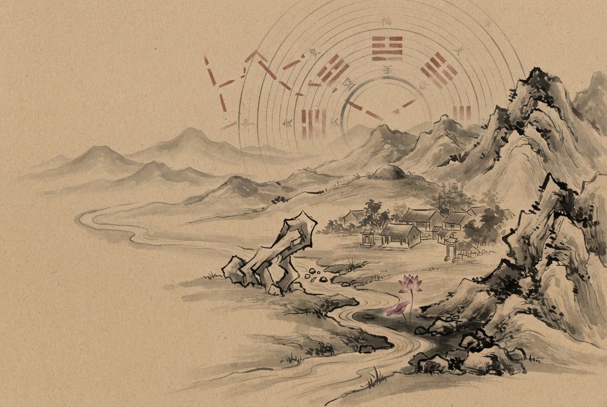 Minh hoạ Hai Mươi Bí Pháp Đoán Âm Dương Trạch (Phần 2) — Từ Tả Quyển Chiêm Đến Tướng Sơn Tướng Thuỷ