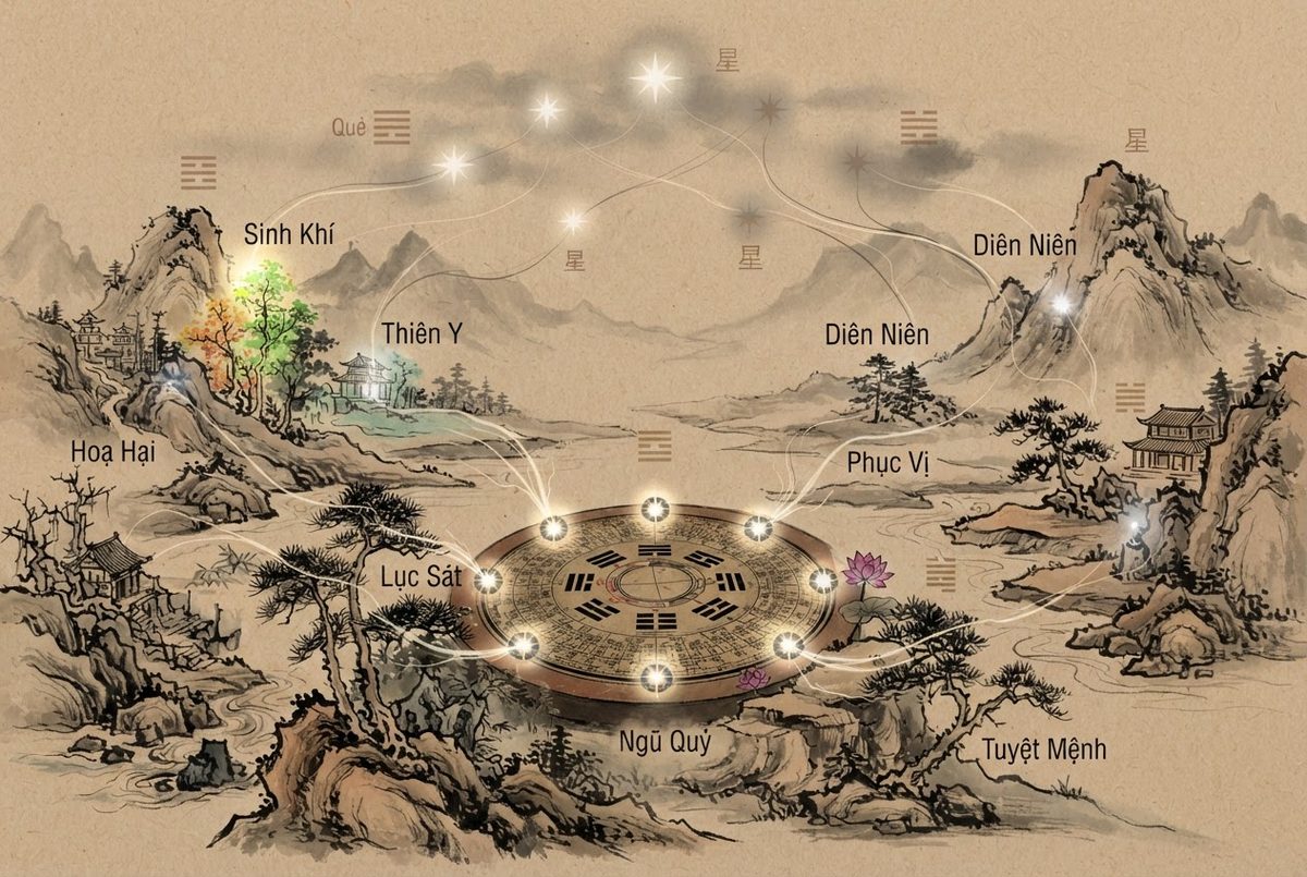 Bát Biến Du Niên Là Gì: Tám Sao Của Bát Trạch