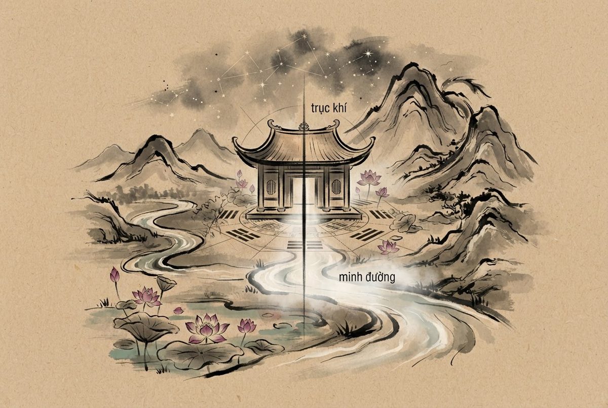 Nguyên lý quy hoạch kiến trúc phong thuỷ trong Studio