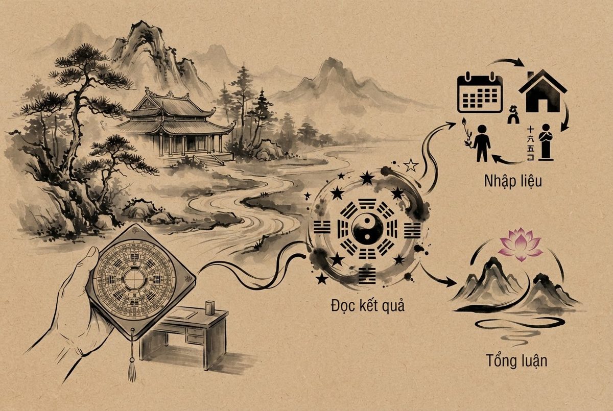 Hướng dẫn sử dụng Chọn Ngày Tốt Xấu — nhập liệu, đọc kết quả và tổng luận