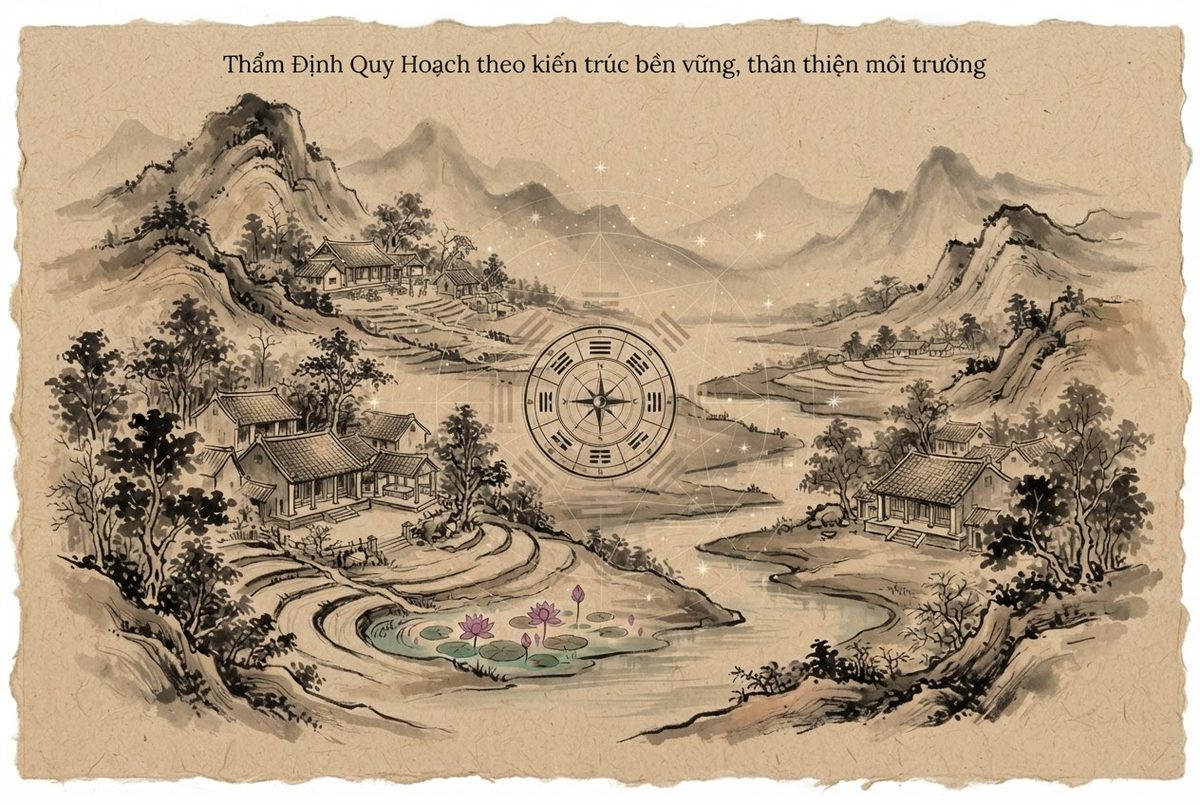 Thẩm Định Quy Hoạch theo kiến trúc bền vững, thân thiện môi trường