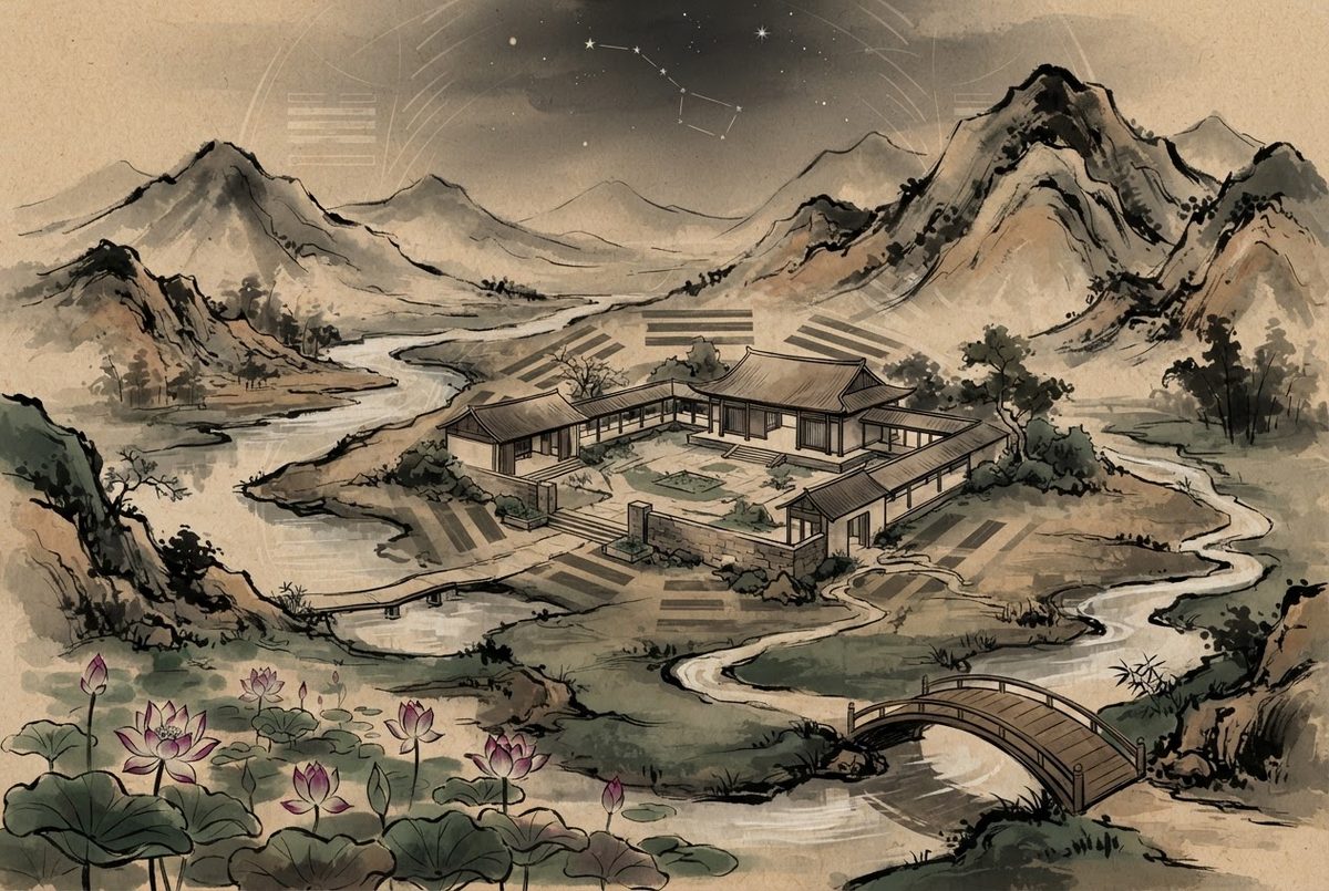 Không Gian Thiền: phong thuỷ quy hoạch và quy hoạch kiến trúc hài hoà