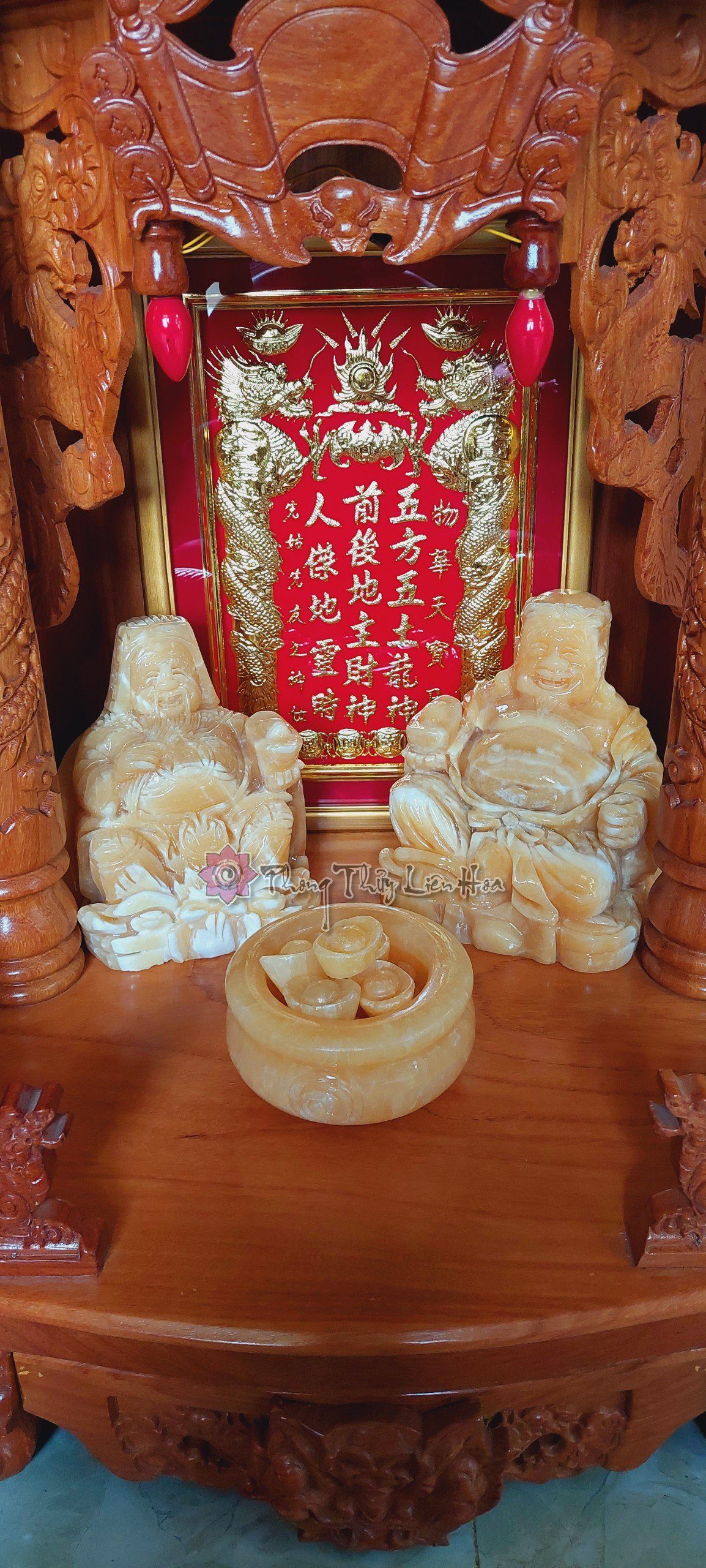 Thần tài thổ địa phú quý Liên Hoa