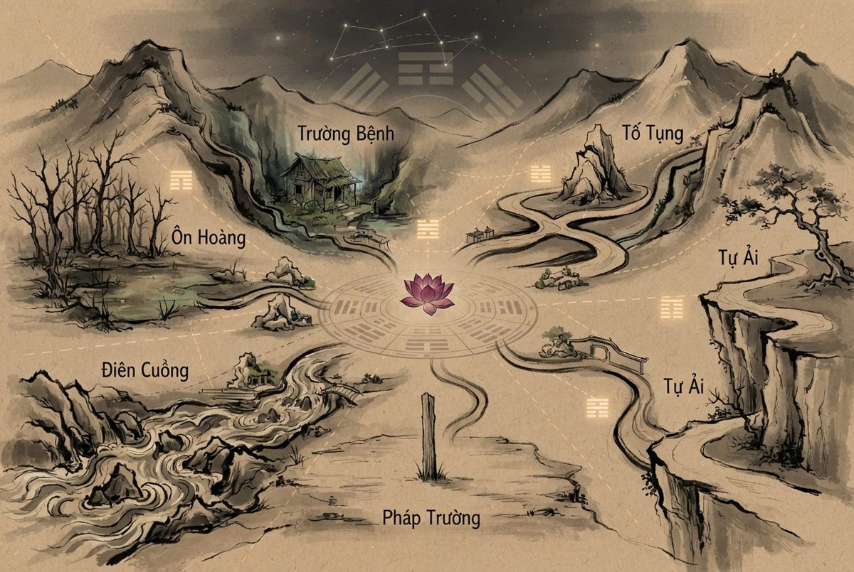 Sáu Cung Hung Vòng Phúc Đức Và Cách Hoá Giải