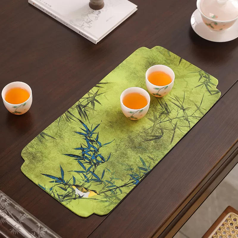 Thảm Trải Bàn Trà Thiền Vải Dệt Gân Cổ Điển Tân Trung Hoa