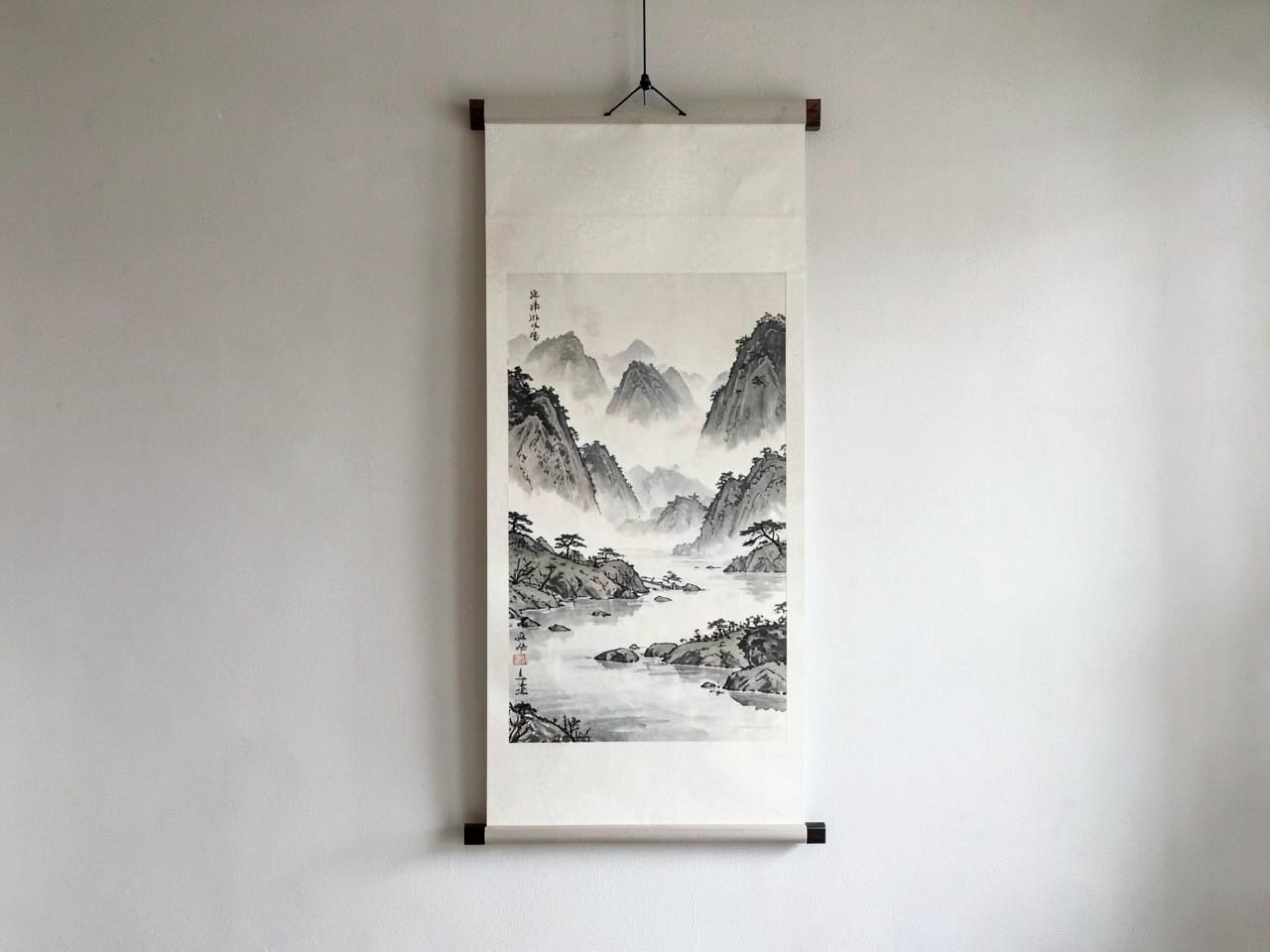 Tranh Thuỷ Mặc — Bản Trấn Trạch