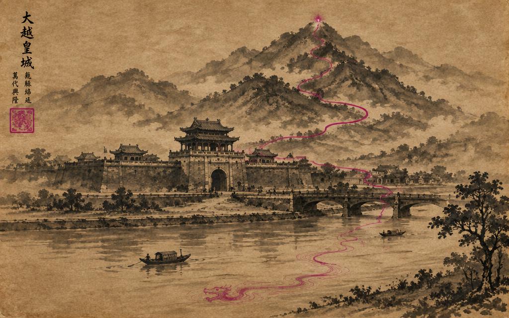 Đại long mạch — Kinh đô, đế đô