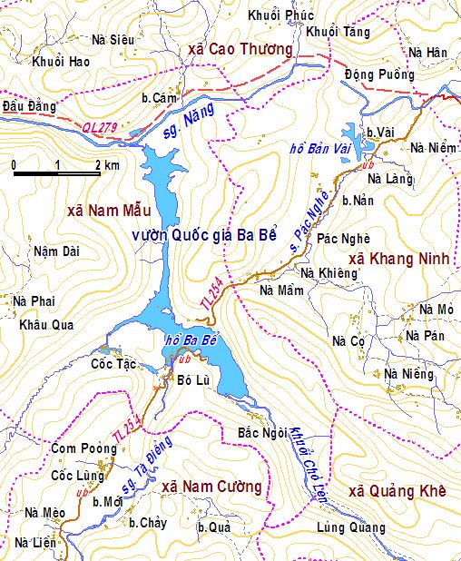 Ảnh minh họa Hồ Ba Bể, Thái Nguyên