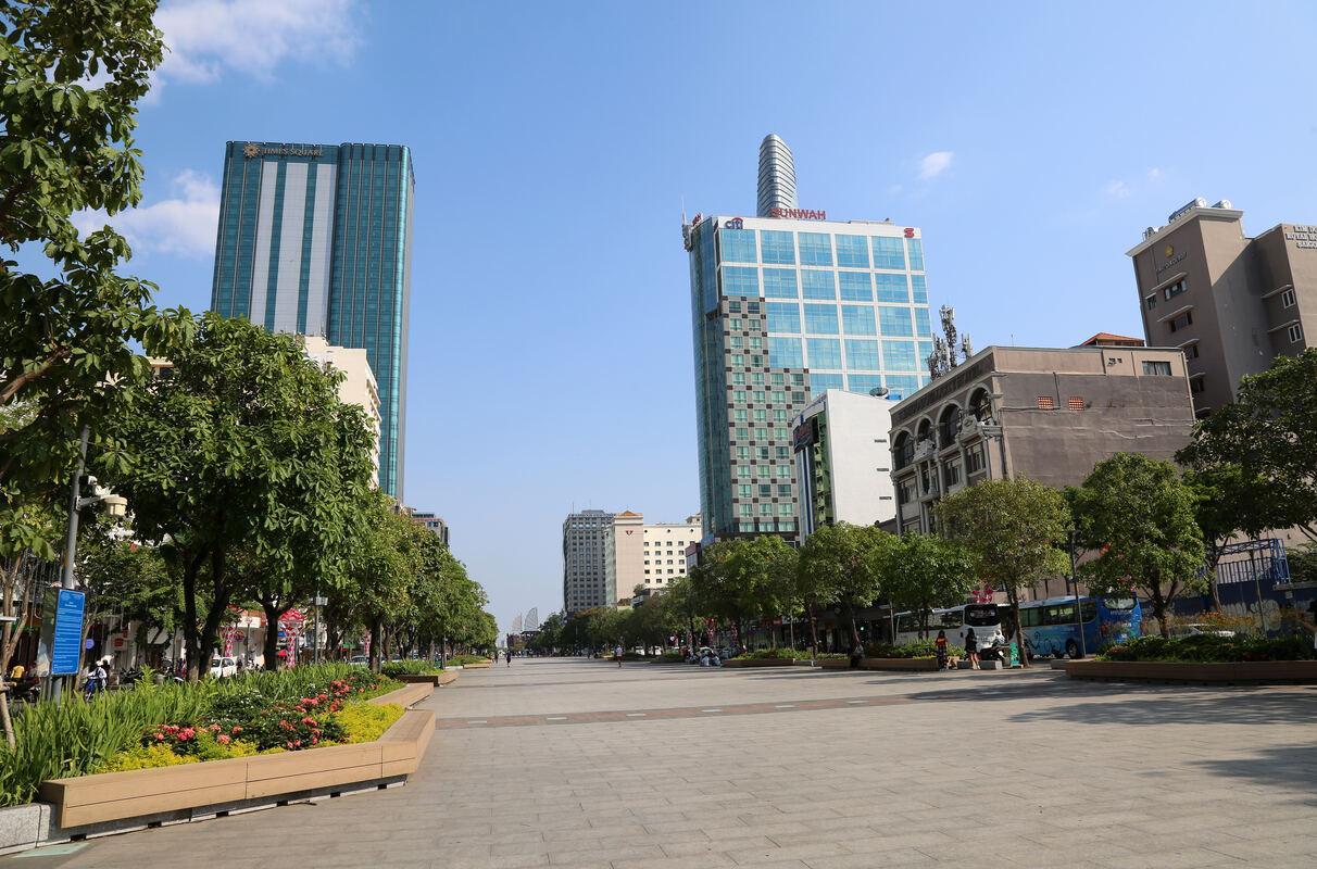 Ảnh minh họa Trục Nguyễn Huệ — Bến Bạch Đằng, Thành phố Hồ Chí Minh