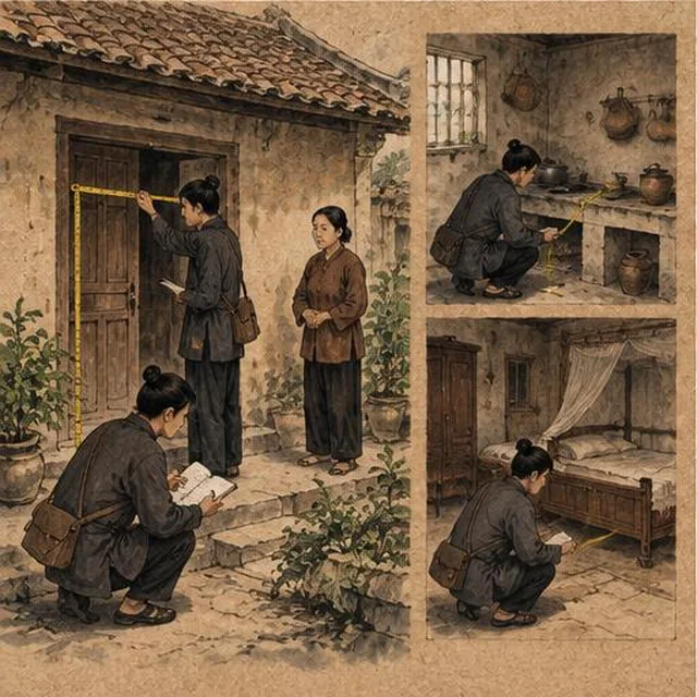 Thực địa Bát Trạch — nhà ở dân dụng