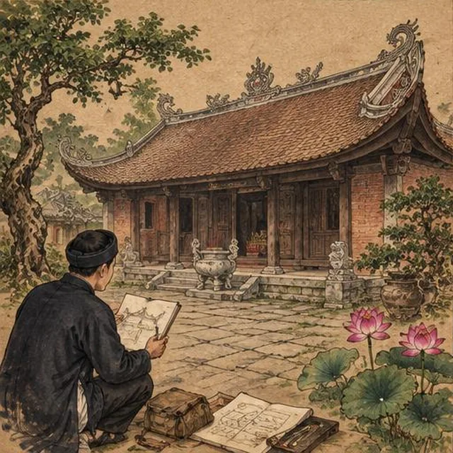 Thực địa Hình Pháp — hình thế kiến trúc