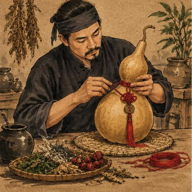 Chế tác hồ lô trấn trạch