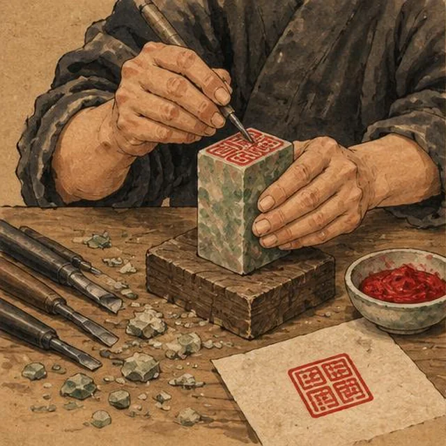 Khắc ấn triện phong thuỷ