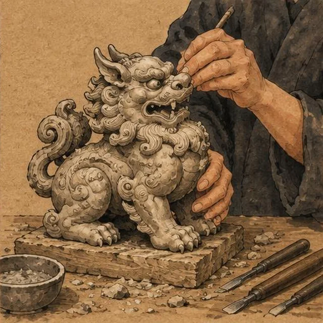 Chế tác tì hưu — linh thú trấn khí